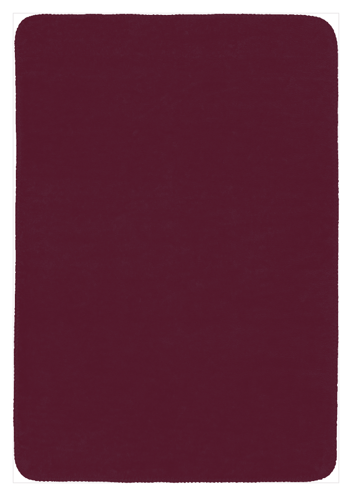Kuscheldecke „Anne“ Uni Wohndecke 100% Baumwolle aus kontrolliert biologischem Anbau ca. (150x200cm, 13 Farben) / ca.450g/m²