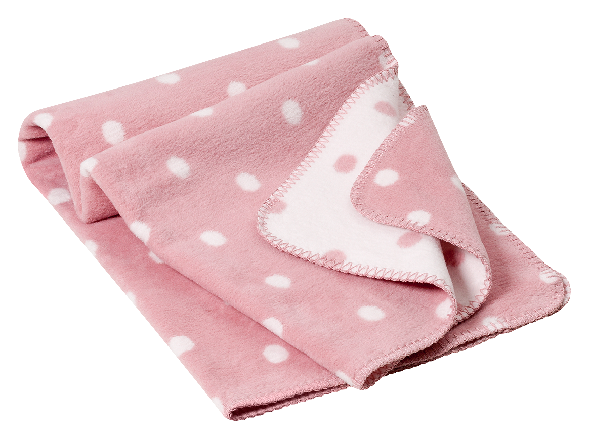 Babydecke „Punkte“ für´s Baby 100% Baumwolle aus kontrolliert biologischem Anbau ca.(75x100 cm, 5 Farben) / ca.450g/m²
