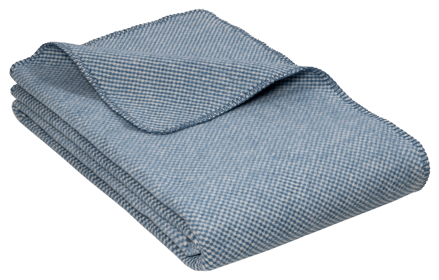 Kuscheldecke „Meliz“ bluestone Jacquard-Wohndecke 100% Baumwolle aus kontrolliert biologischem Anbau ca. 150x200 cm mit ca.320g/m²