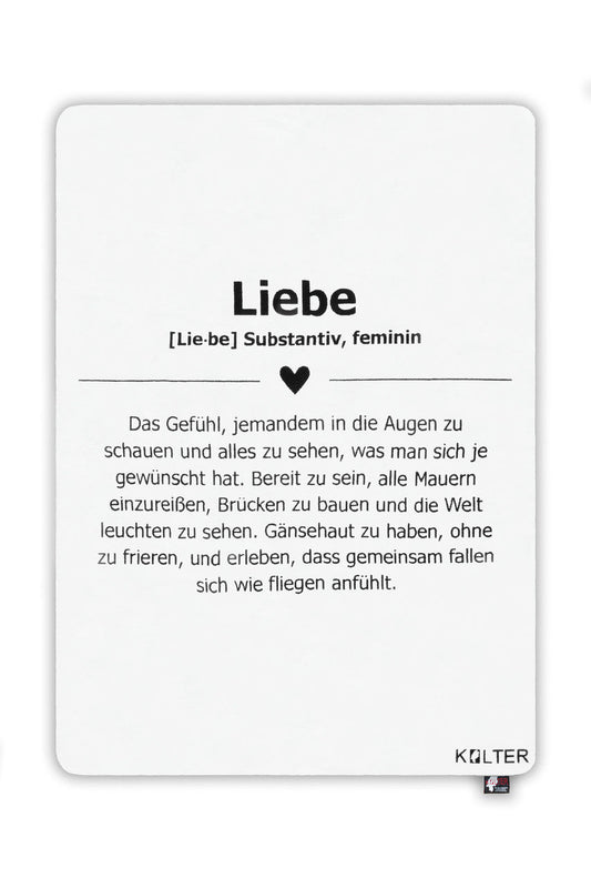 Valentinstag mit Kuscheldecke statt Blumen