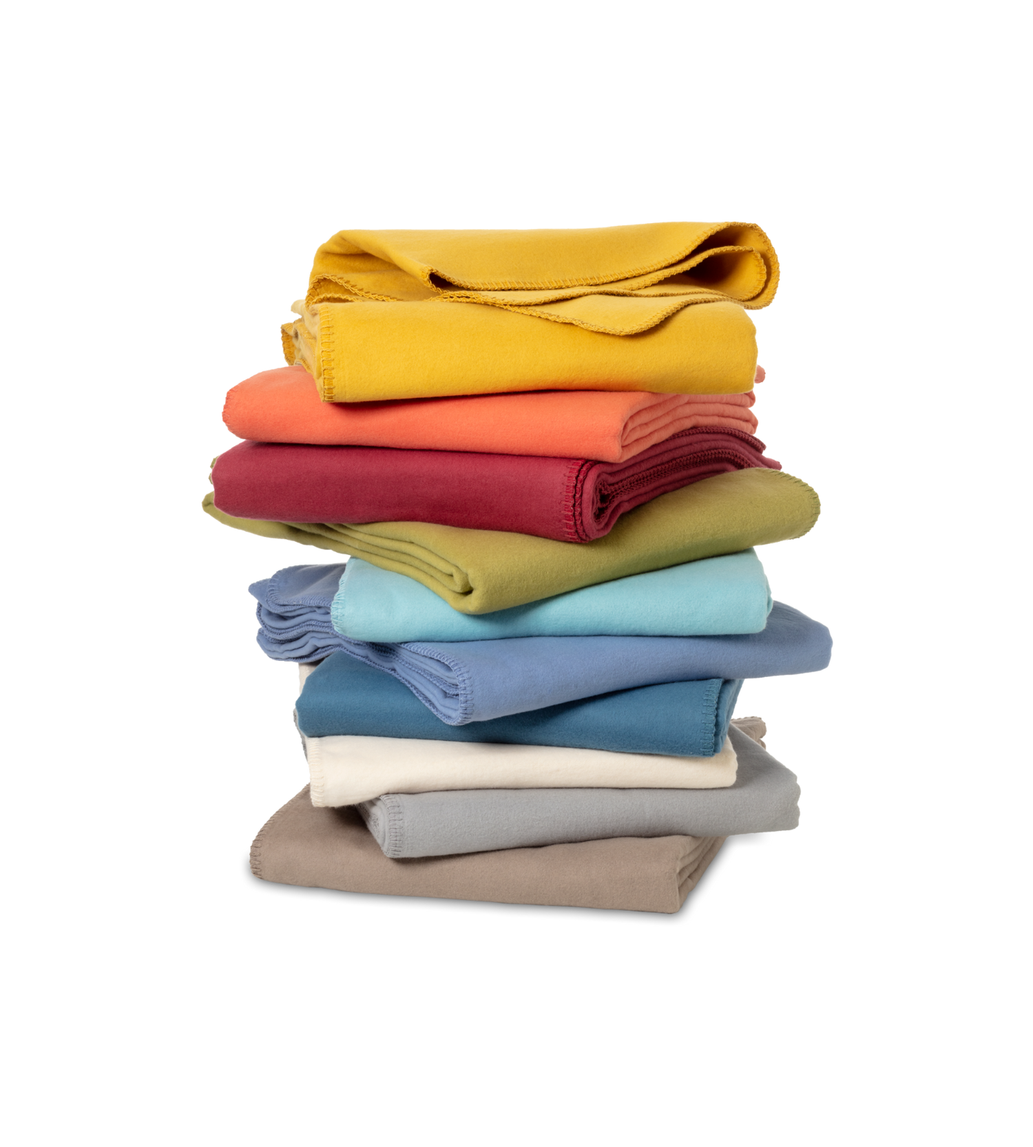 Decke Bio-Baumwolle Uni-Farben