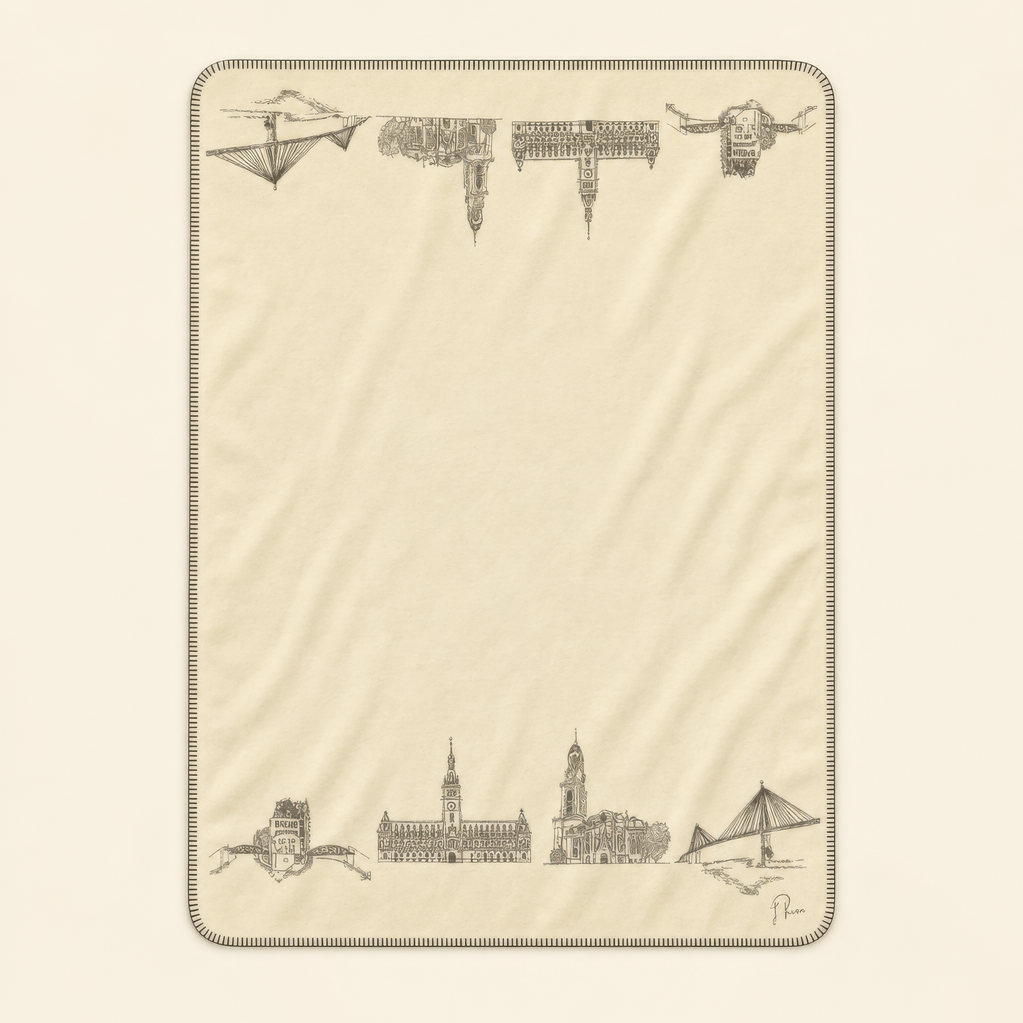 Hamburg Kuscheldecke - Kolter 150 × 200 cm | Made in Germany