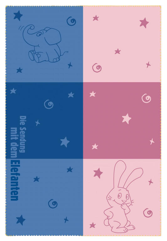 Kolter Kuscheldecke „Elefant & Hase"