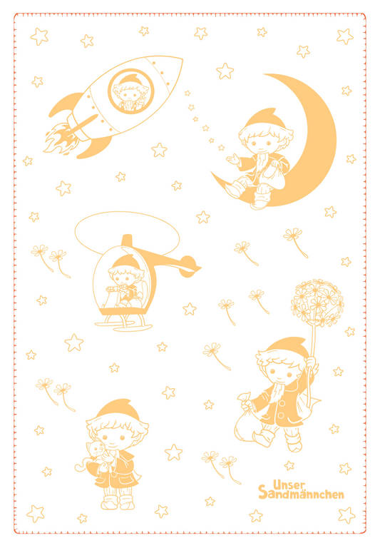 Kolter Kuscheldecke „Sandmännchen"
