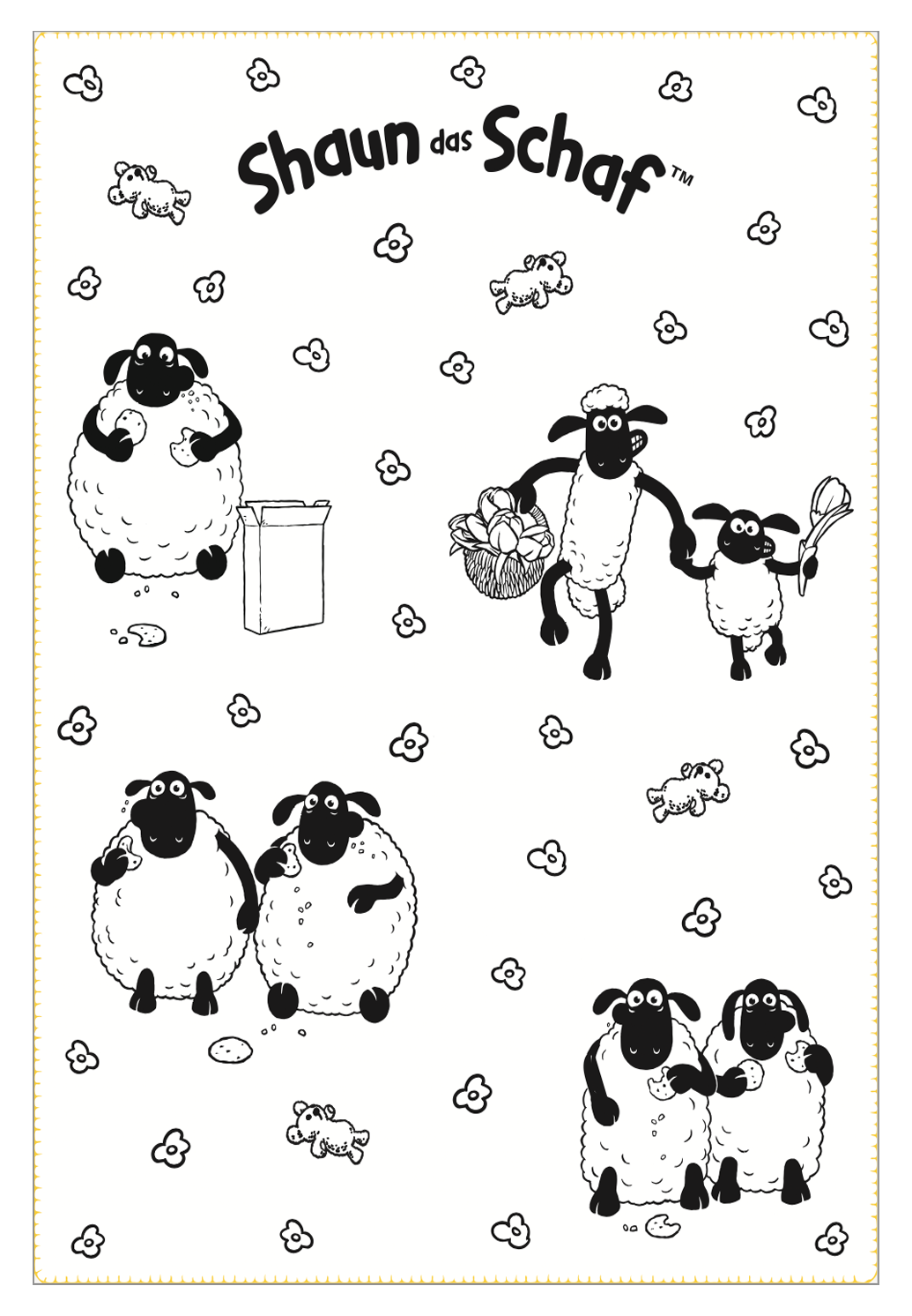 Kolter cuddly blanket “Shaun the Sheep”