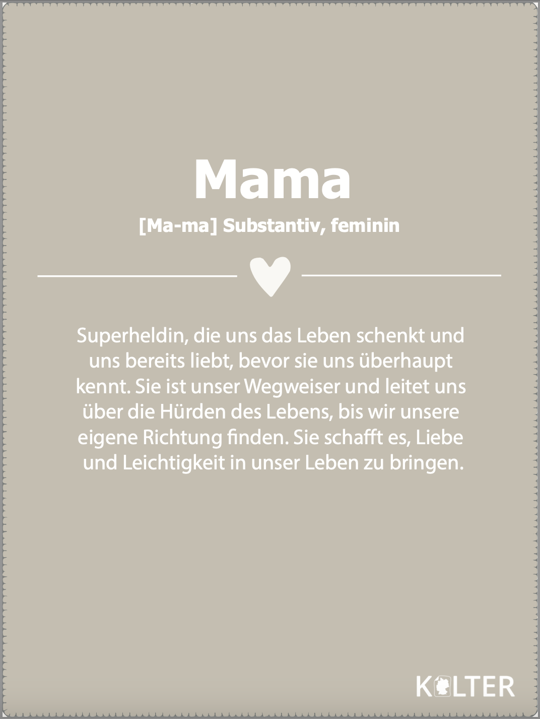 Mama und Papa - 2 Kolter - mache beide glücklich. Garantiert