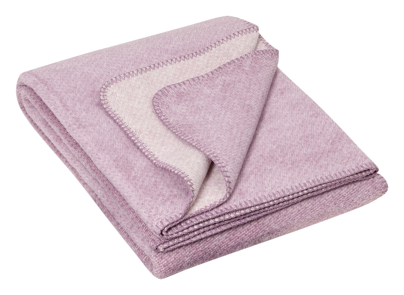 Cuddly blanket “Melange” - mauve