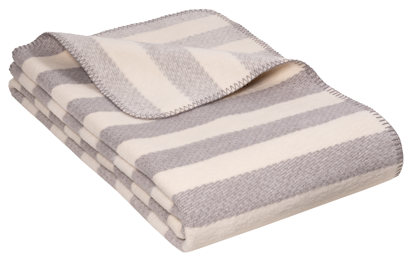 Kuscheldecke „Ida“ titan 150 x 220cm mit ca. 450g/m², Bio-Baumwolle