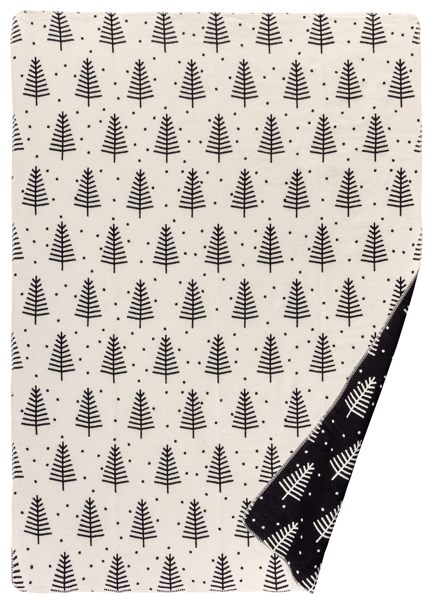 Kuscheldecke „Niclas" Tannen - Wintergefühl garantiert