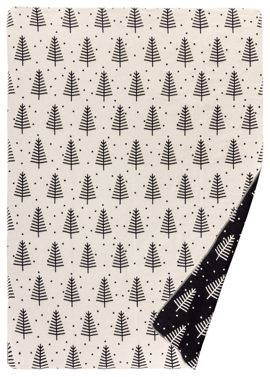 Kuscheldecke „Niclas" Tannen - Wintergefühl garantiert