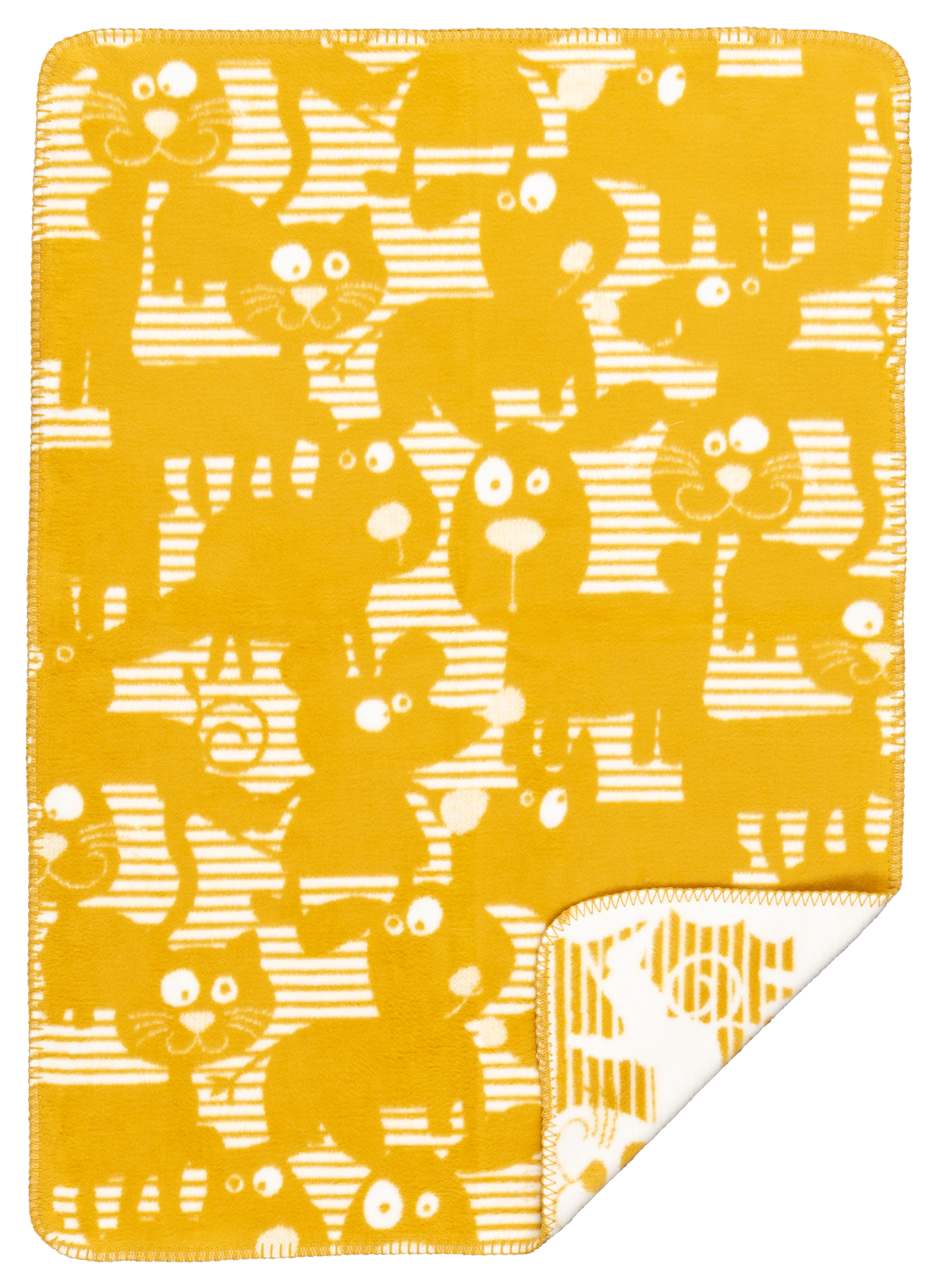 Babydecke „Pets“ - Flauschige und wertige Bio-Kuscheldecke (100x150 cm, 6 Farben) / ca.450g/m²