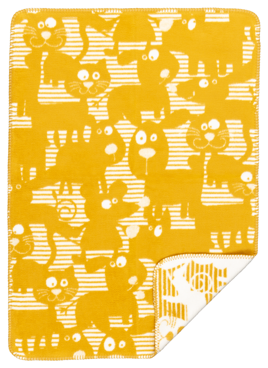 Babydecke „Pets“ - Flauschige und wertige Bio-Kuscheldecke (100x150 cm, 6 Farben) / ca.450g/m²