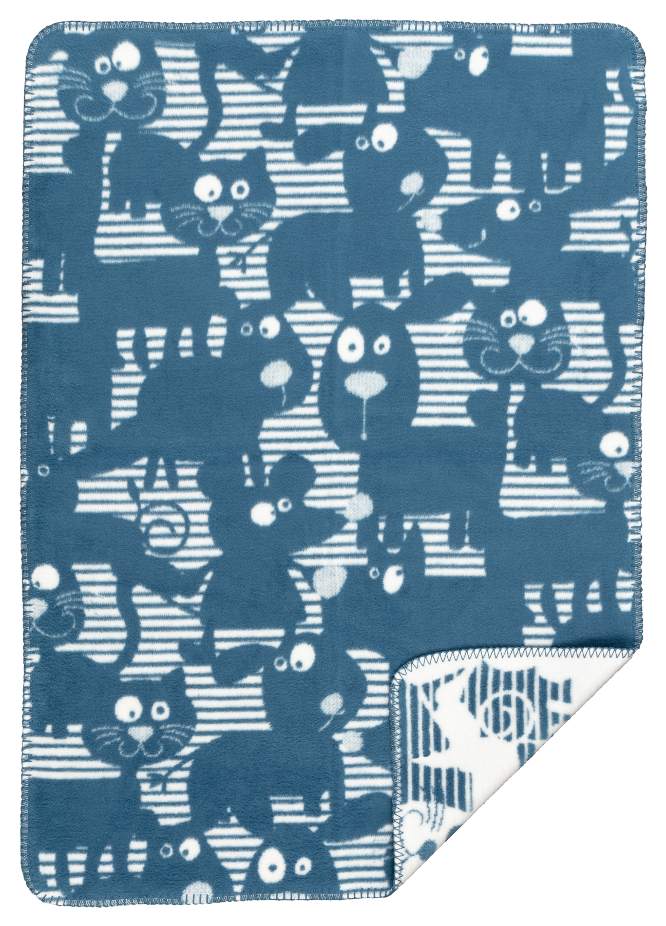 Babydecke „Pets“ - Flauschige und wertige Bio-Kuscheldecke (100x150 cm, 6 Farben) / ca.450g/m²