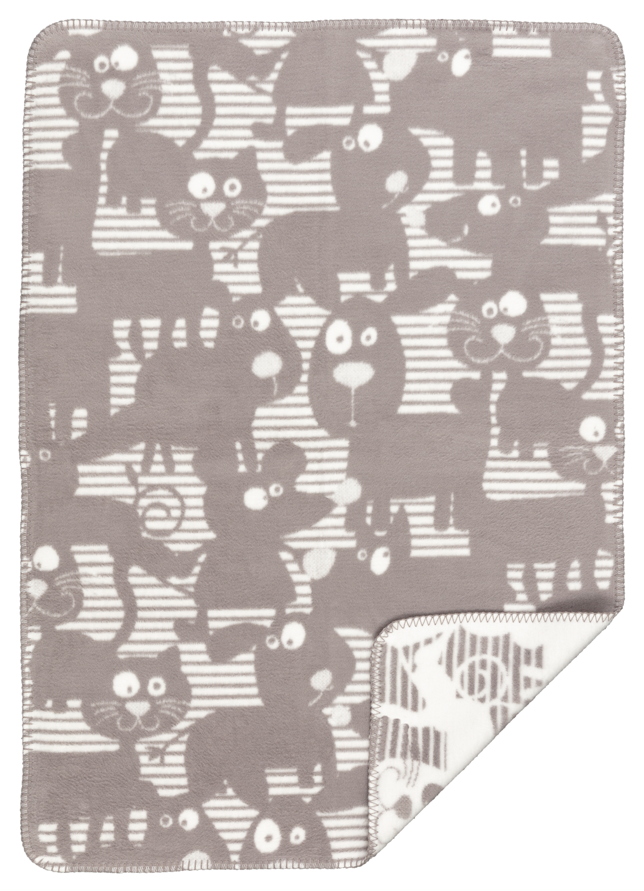 Babydecke „Pets“ - Flauschige und wertige Bio-Kuscheldecke (100x150 cm, 6 Farben) / ca.450g/m²