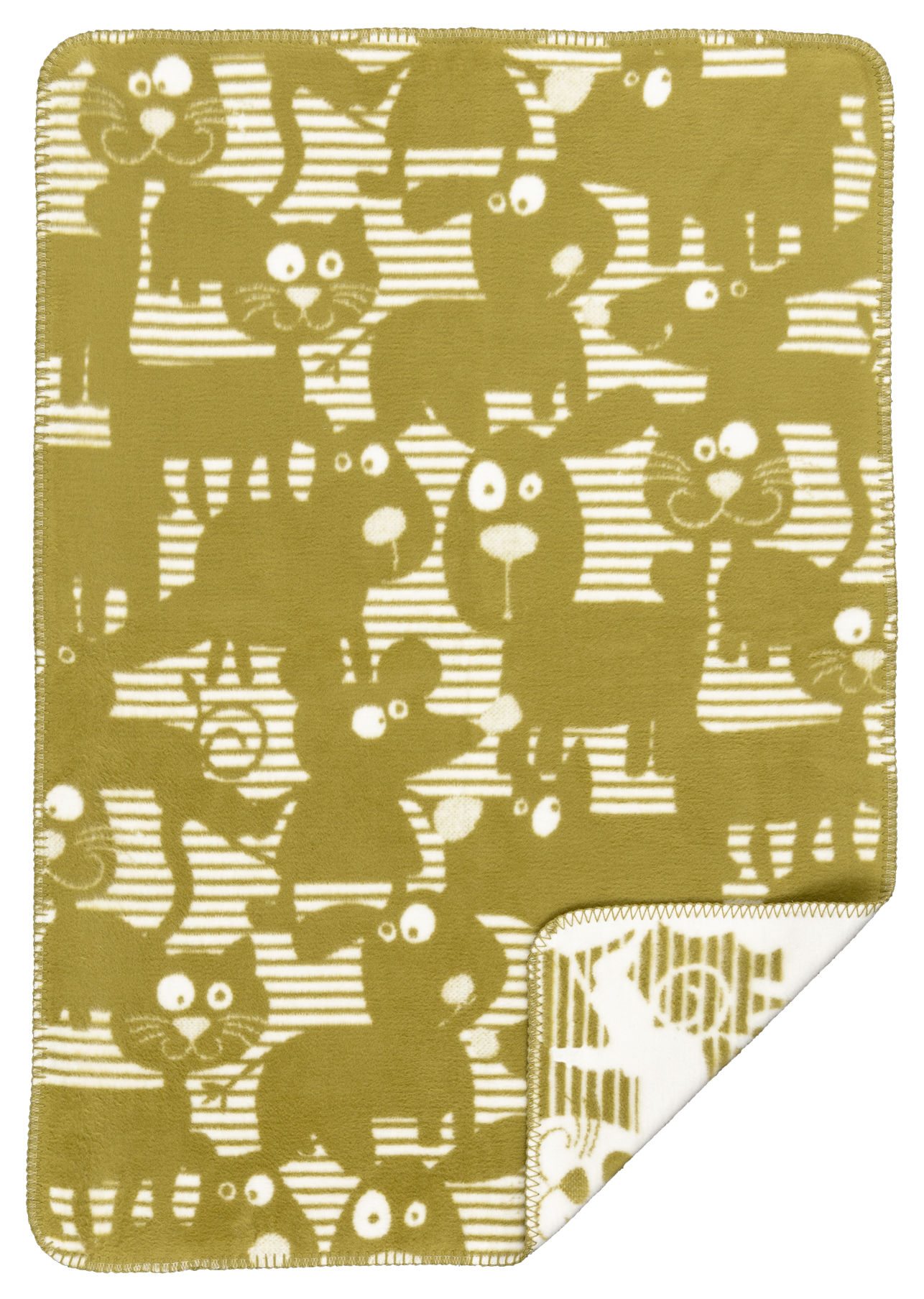 Babydecke „Pets“ - Flauschige und wertige Bio-Kuscheldecke (100x150 cm, 6 Farben) / ca.450g/m²