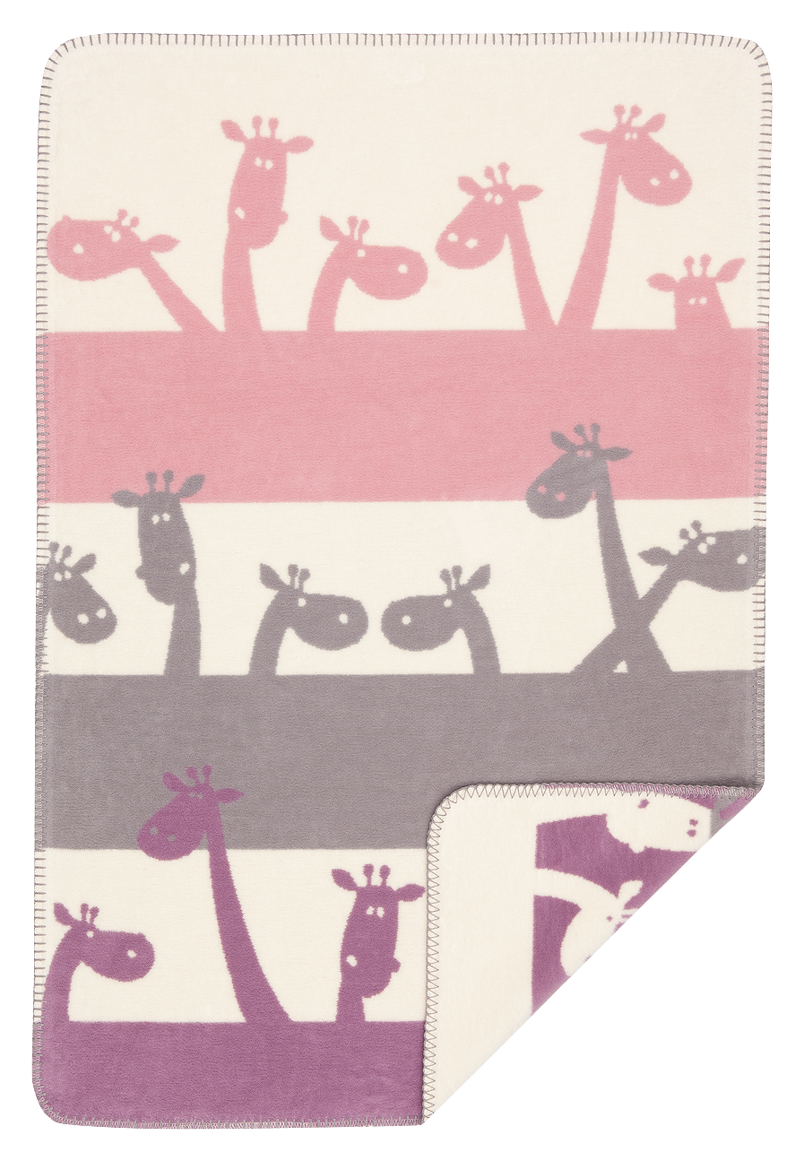 Babydecke „Sofia“ für´s Baby 100% Baumwolle aus kontrolliert biologischem Anbau ca.(75x100 cm, 3 Farben) / ca.450g/m²