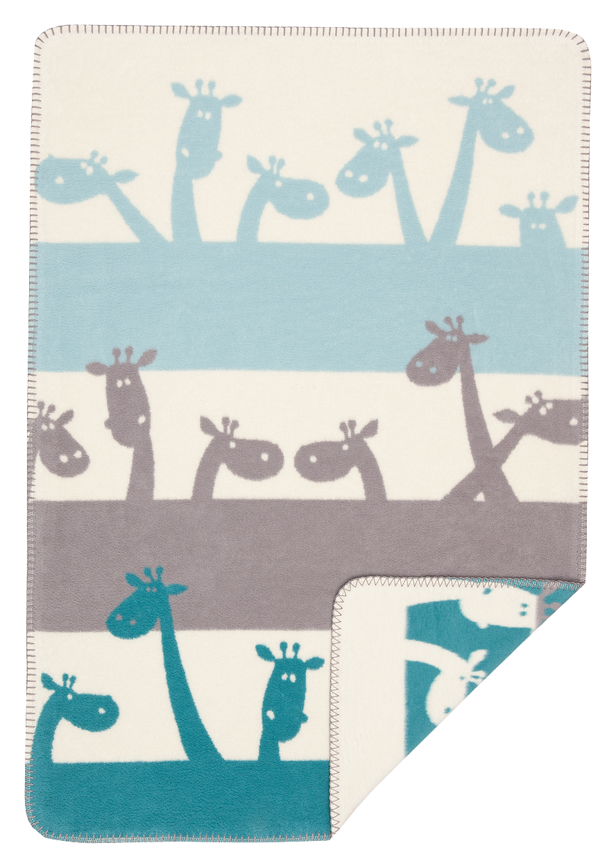 Babydecke „Sofia“ für´s Baby 100% Baumwolle aus kontrolliert biologischem Anbau ca.(75x100 cm, 3 Farben) / ca.450g/m²