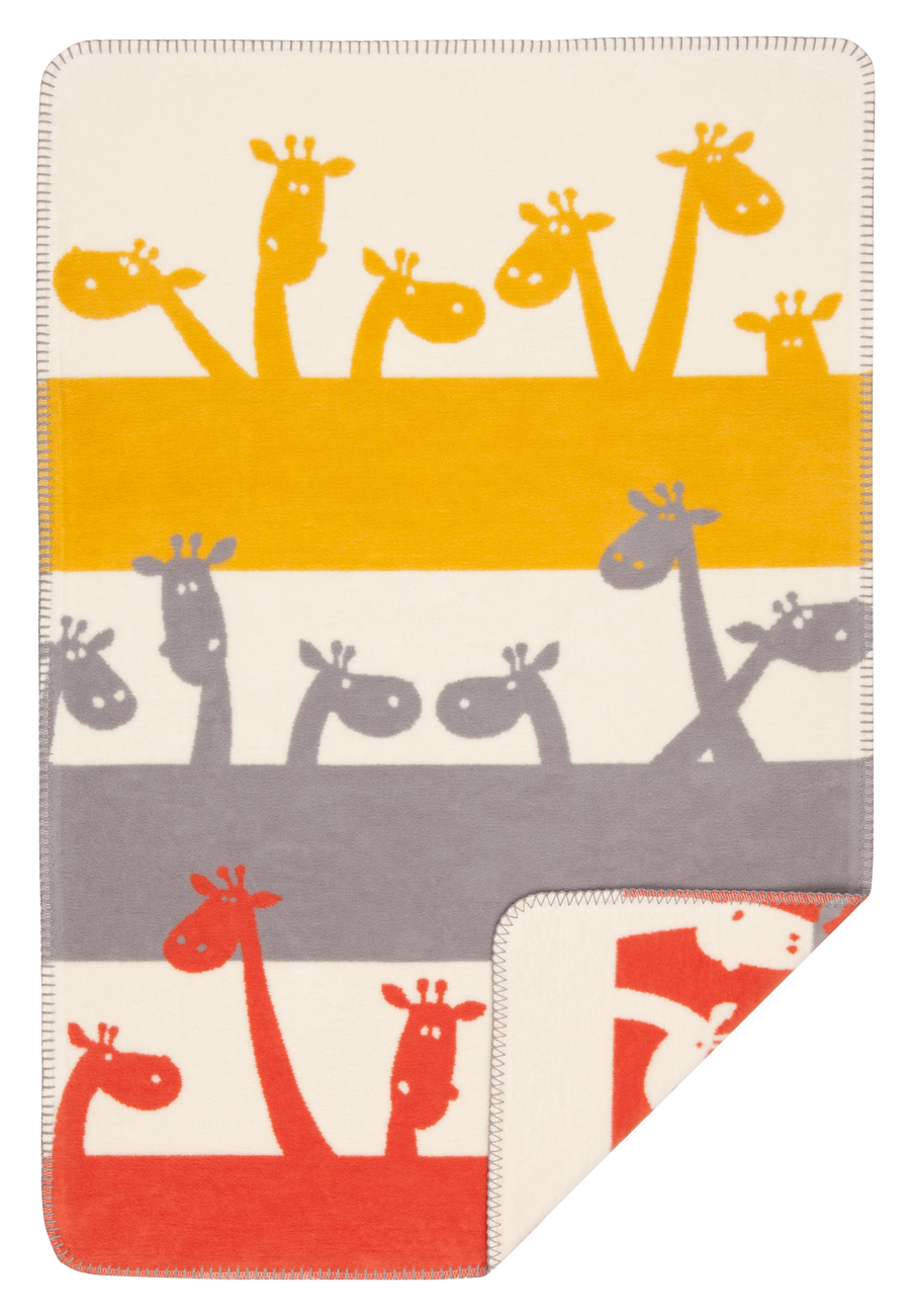 Babydecke „Sofia“ für´s Baby 100% Baumwolle aus kontrolliert biologischem Anbau ca.(75x100 cm, 3 Farben) / ca.450g/m²