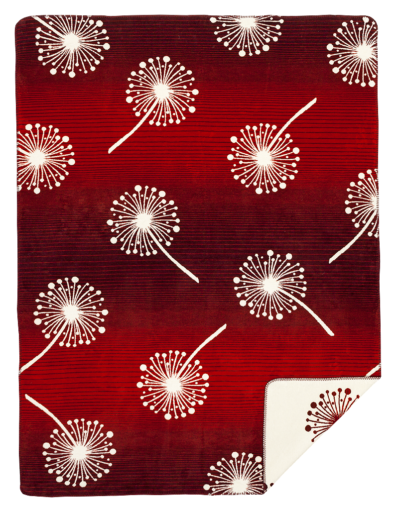 Kuscheldecke „Pusteblume“ rotbuche