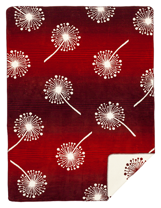 Kuscheldecke „Pusteblume“ rotbuche