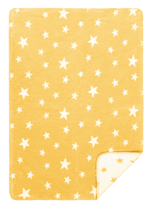 Babydecke „New Stars“ für´s Baby 100% Baumwolle aus kontrolliert biologischem Anbau ca.(75x100 cm, 5 Farben) / ca.450g/m²