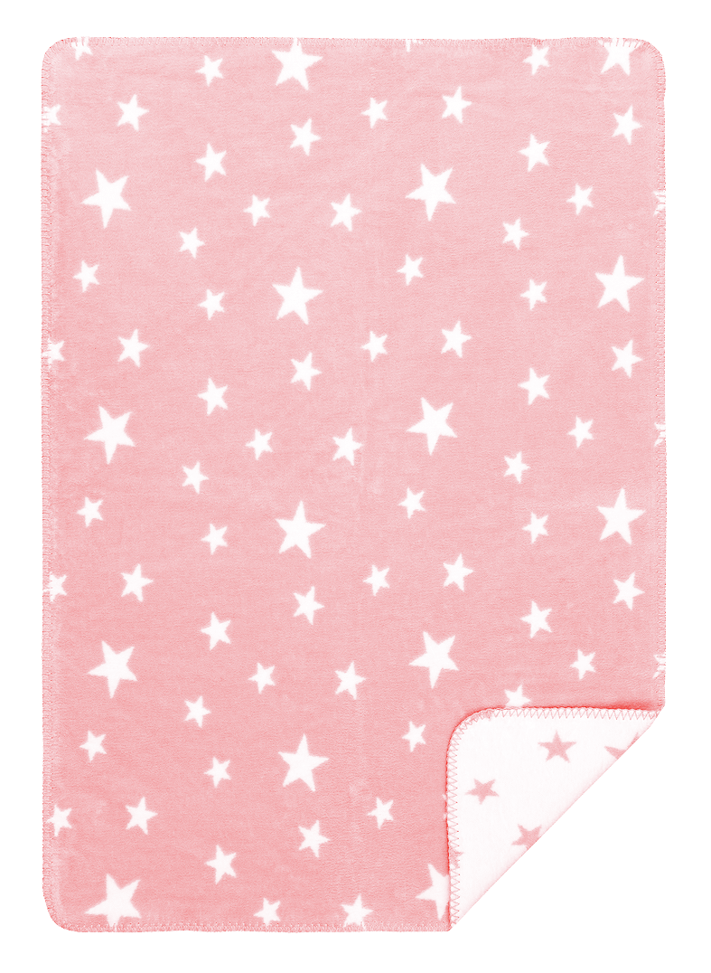 Babydecke „New Stars“ für´s Baby 100% Baumwolle aus kontrolliert biologischem Anbau ca.(75x100 cm, 5 Farben) / ca.450g/m²